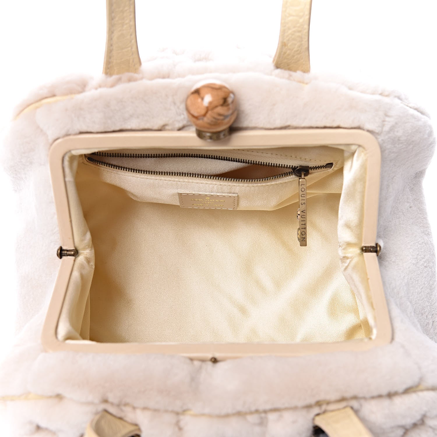 Louis Vuitton Mink Cabochons Demi Lune White 5 of 9