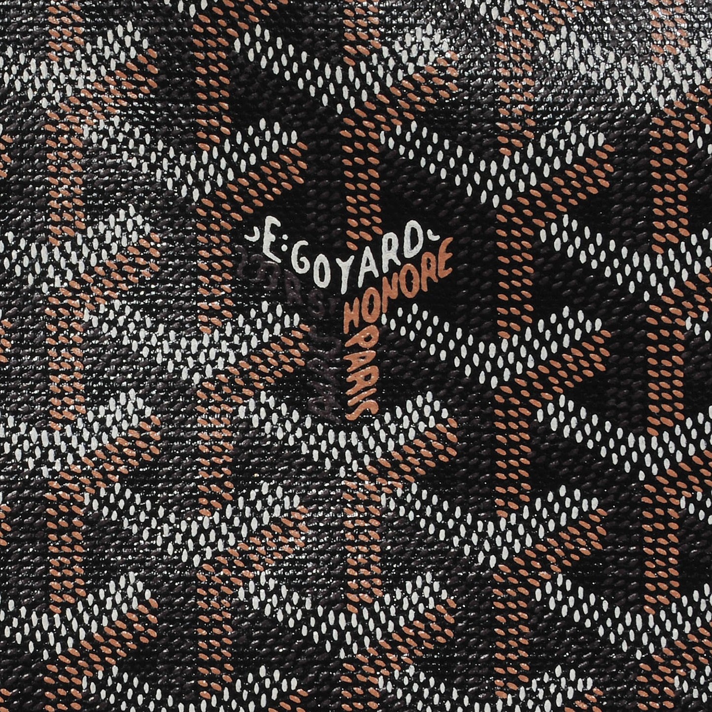 Goyardine Marquises Tote Black