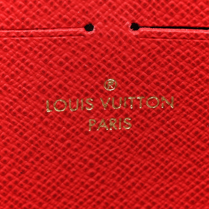 Louis Vuitton Damier Ebene Clemence Wallet Cherry 6 of 8