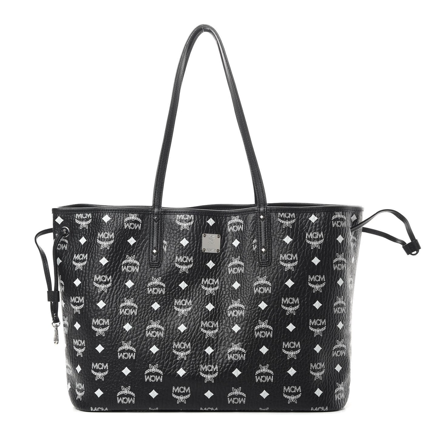 Visetos Medium Project Reversible Shopper Tote Black