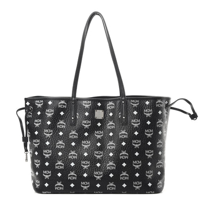 MCM Visetos Medium Project Reversible Shopper Tote Black 1 of 16
