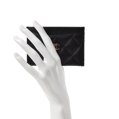 Chanel Caviar Quilted Card Holder Black 2 of 8