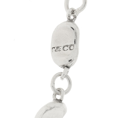 Tiffany Sterling Silver Elsa Peretti Bean Necklace 5 of 5