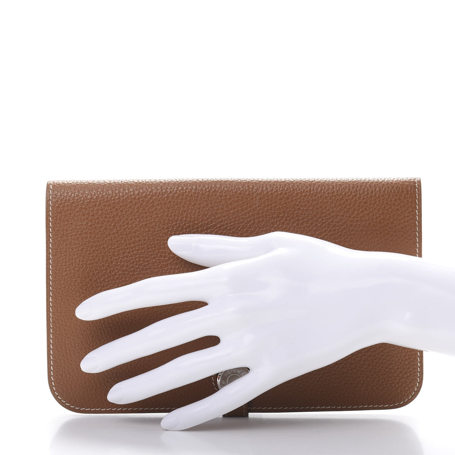 Hermes Togo Dogon Duo Wallet Gold 2 of 11