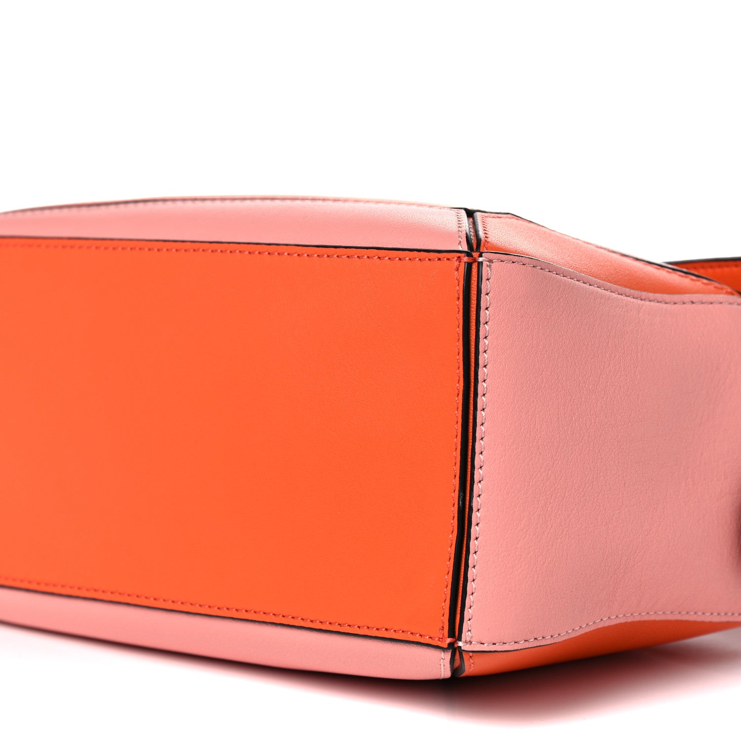 Loewe Calfskin Small Puzzle Bag Orange Tan Pink 8 of 13