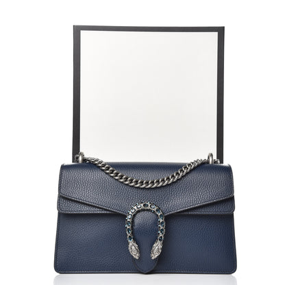 Gucci Dollar Calfskin Crystal Small Dionysus Shoulder Bag Blue Agata Montana Sapphire 10 of 10