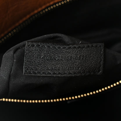 Saint Laurent Crinkled Calfskin Matelasse Monogram Medium Niki Chain Satchel Light Burnt 7 of 11