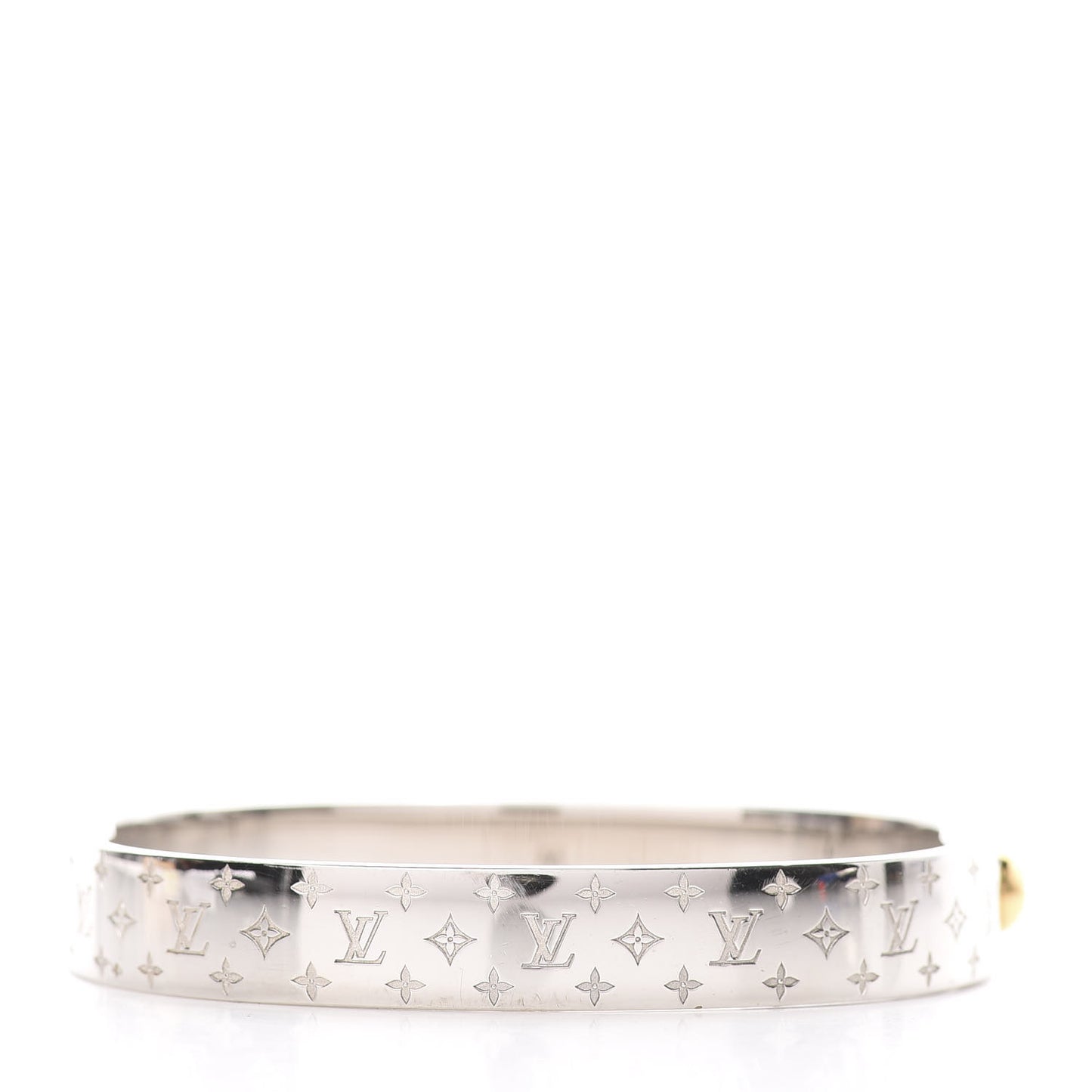 Palladium Monogram Nanogram Cuff M