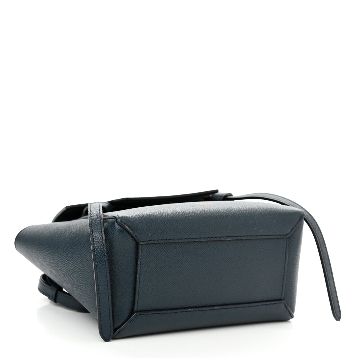 Grained Calfskin Nano Belt Bag Abyss Blue