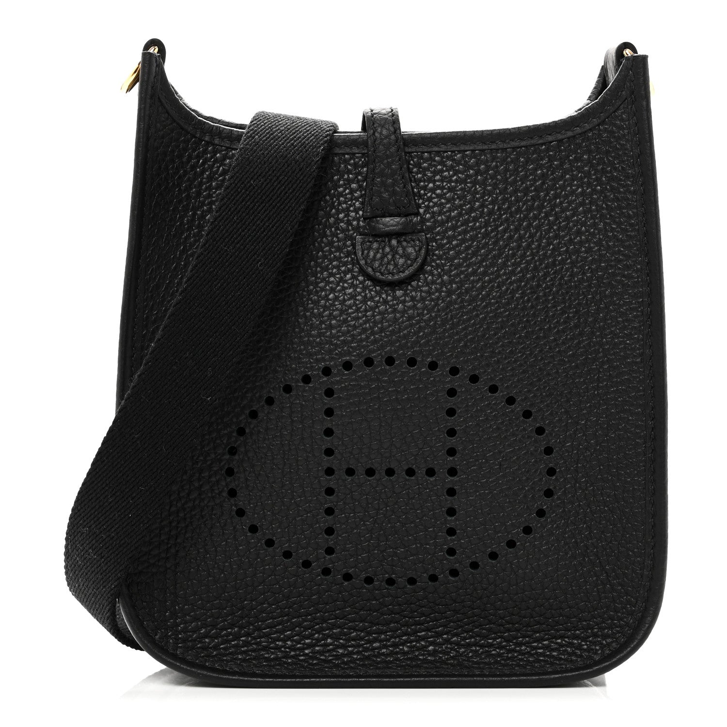 Hermes Taurillon Clemence Evelyne TPM Black 1 of 11