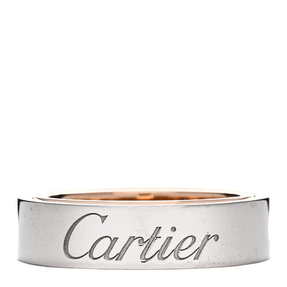 Cartier 18K White Pink Gold 5.5mm Astro LOVE Ring 52 6 1 of 3