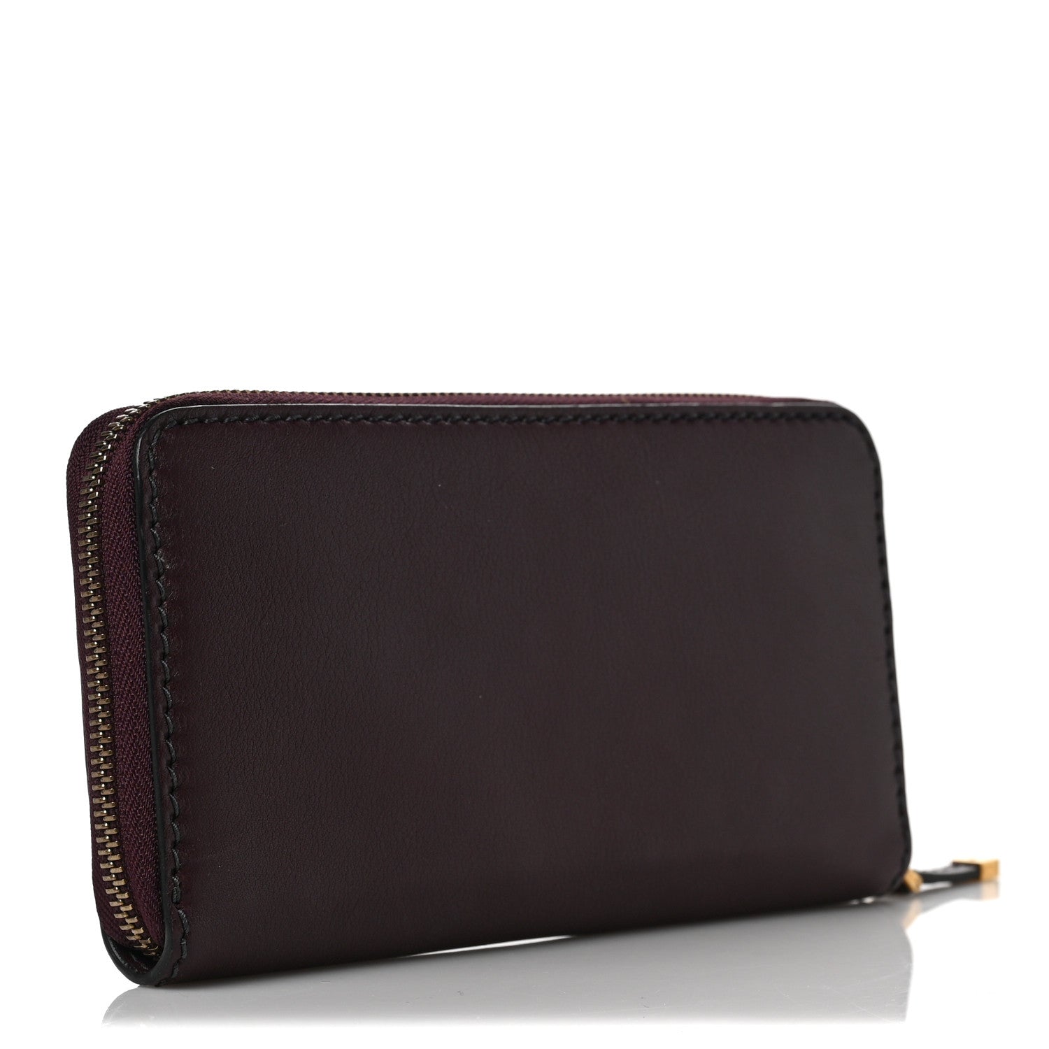 Christian Dior Calfskin J'adior Voyageur Wallet Deep Amarante 3 of 7