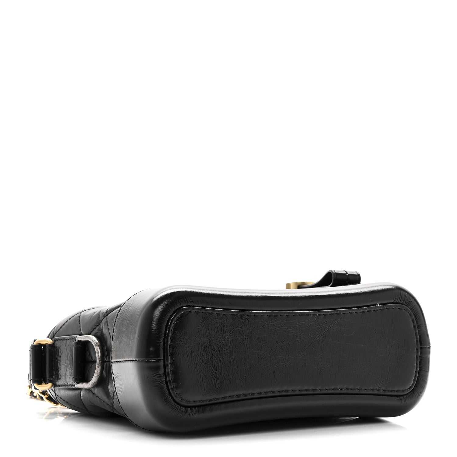 Chanel Aged Calfskin Quilted Small Gabrielle Hobo Black 4 of 11