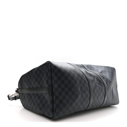 Louis Vuitton Damier Cobalt Keepall Bandouliere 55 3 of 8