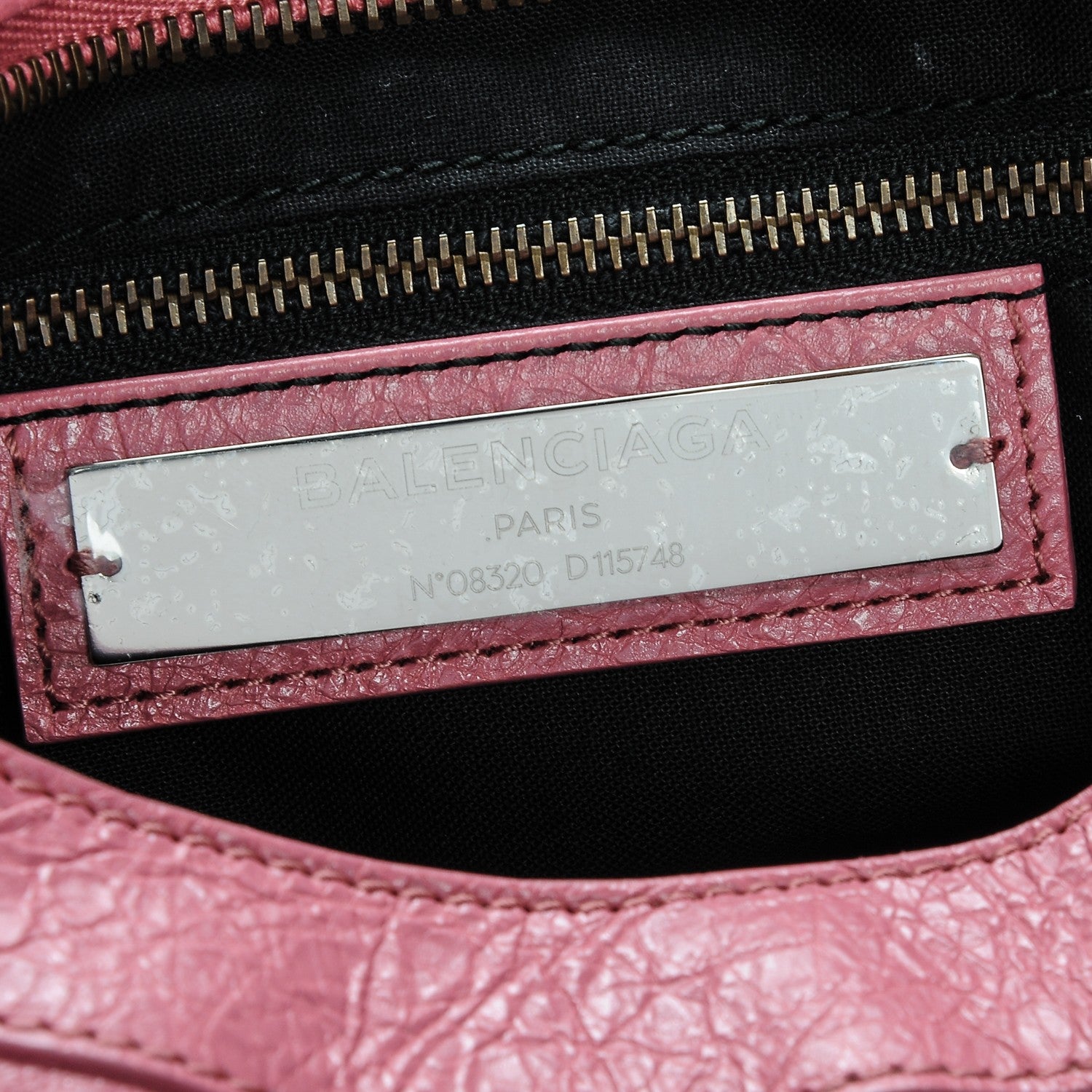 Balenciaga Agneau Classic Hardware City Rose Hortensia 6 of 6