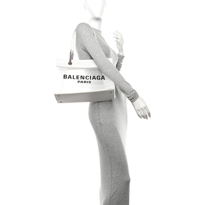 Balenciaga Mesh Medium Duty Free Tote White 2 of 12