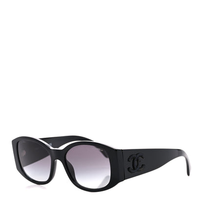 Chanel Acetate CC Logo Sunglasses 5450 Black 1 of 8