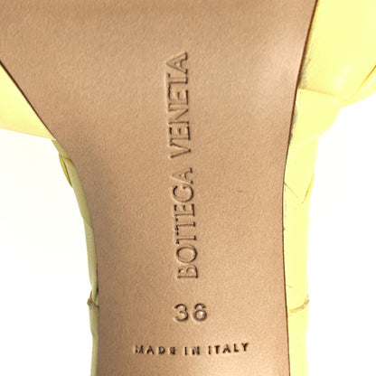 Bottega Veneta Nappa Maxi Intrecciato Lido 90mm Mule Sandals 36 Lemonade 6 of 7
