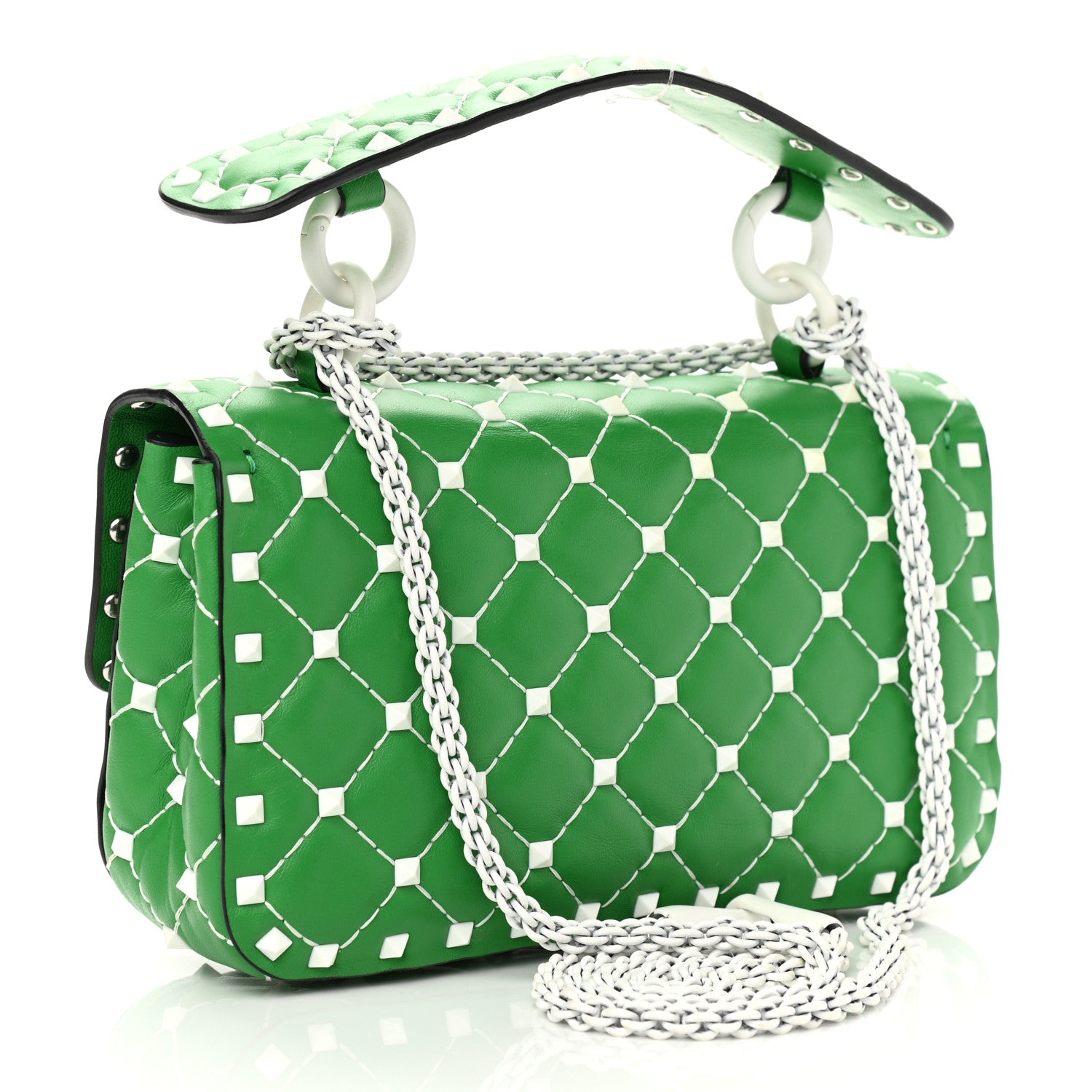 Valentino Garavani Nappa Small Free Rockstud Spike Shoulder Bag Peppermint 3 of 10