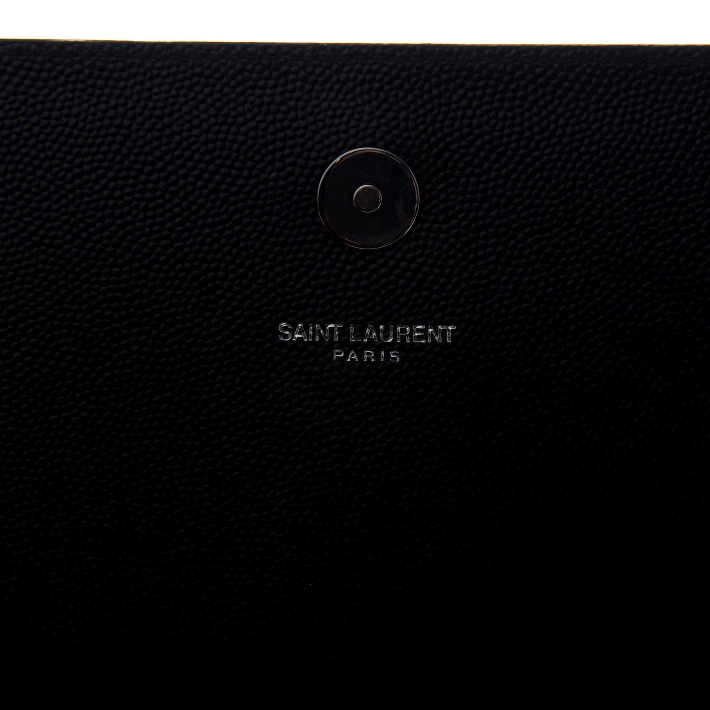 Grain De Poudre Classic Monogram Kate Clutch Black