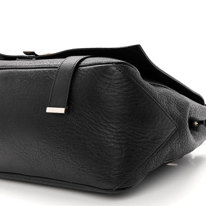 Proenza Schouler Pebbled Calfskin Double Sided PS Courier Bag Black 9 of 12