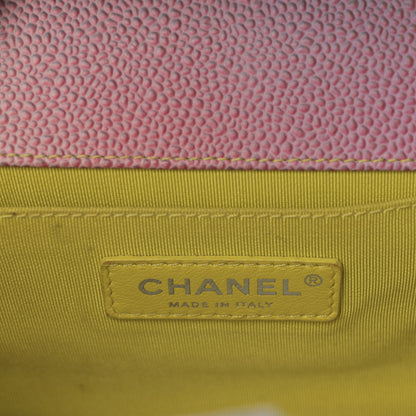 Chanel Caviar Quilted Medium Cuba Rainbow Boy Flap Multicolor 6 of 9
