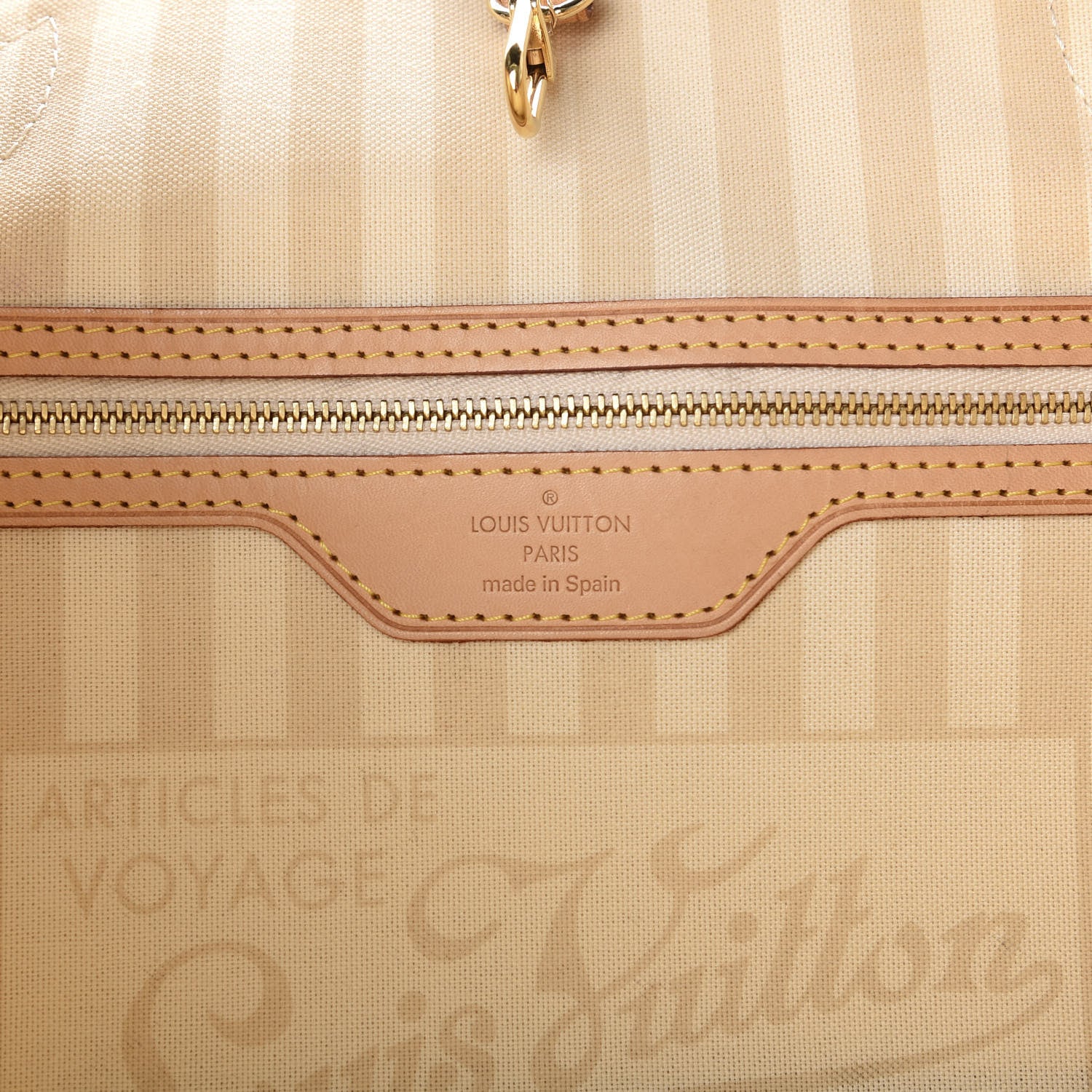 Louis Vuitton Monogram Rayures Neverfull MM 6 of 10