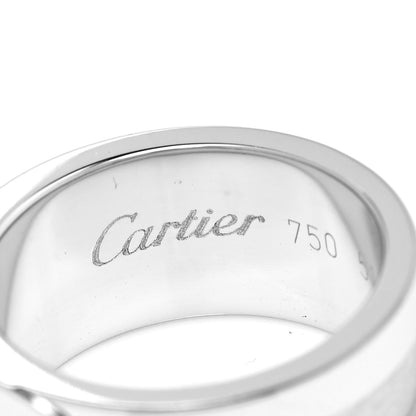 Cartier 18K White Gold Diamond C De Cartier Ring 51 5.75 4 of 6
