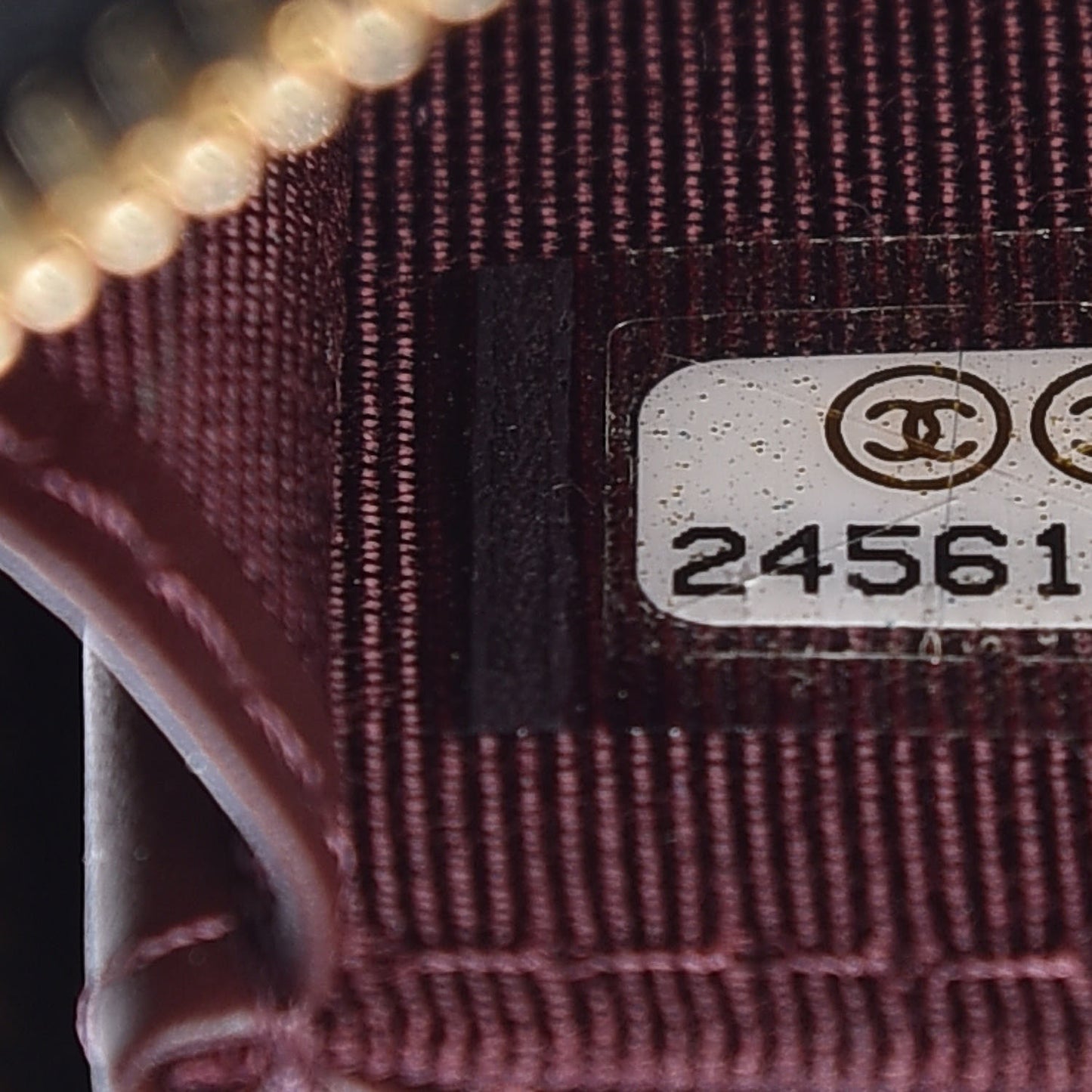 Caviar Quilted Zip Coin Purse Black