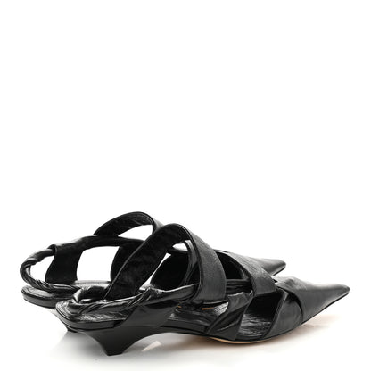 Bottega Veneta Shiny Light Nappa The Point Pumps 38.5 Black 4 of 8