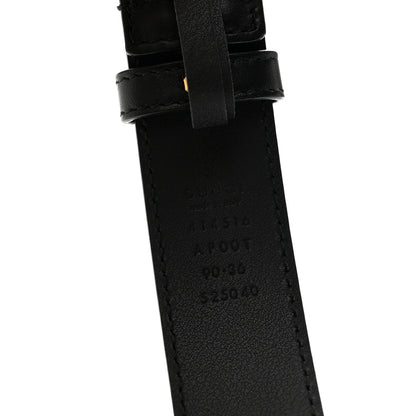 Gucci Calfskin Double G 30mm Belt 90 36 Black 5 of 8