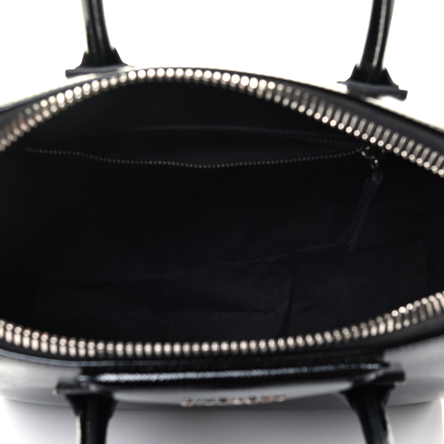 Givenchy Textured Patent Calfskin Small Antigona Black 4 of 4