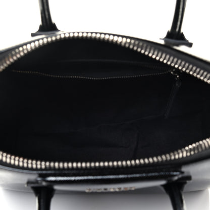 Givenchy Textured Patent Calfskin Small Antigona Black 4 of 4