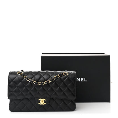 Chanel Caviar Quilted Medium Double Flap Black 11 of 11