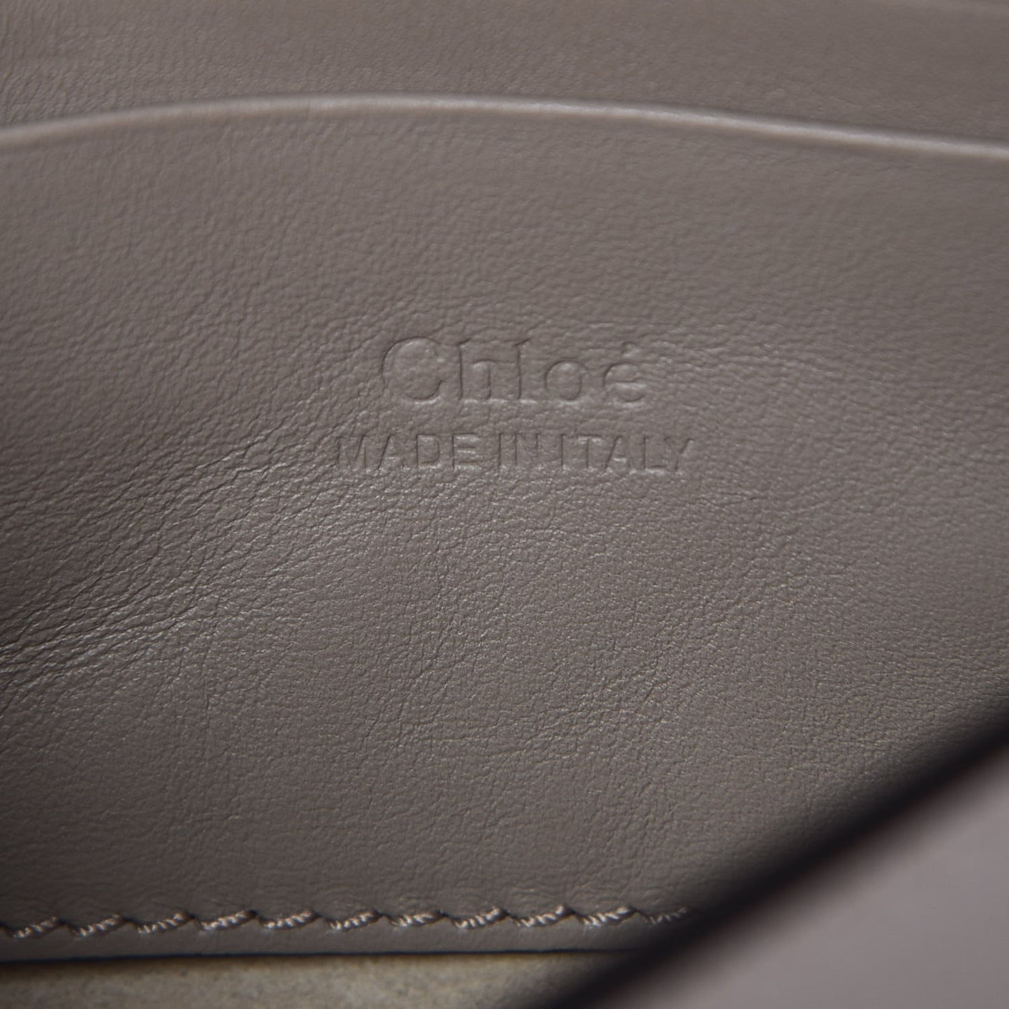 Suede Calfskin Mini Faye Shoulder Bag Motty Grey