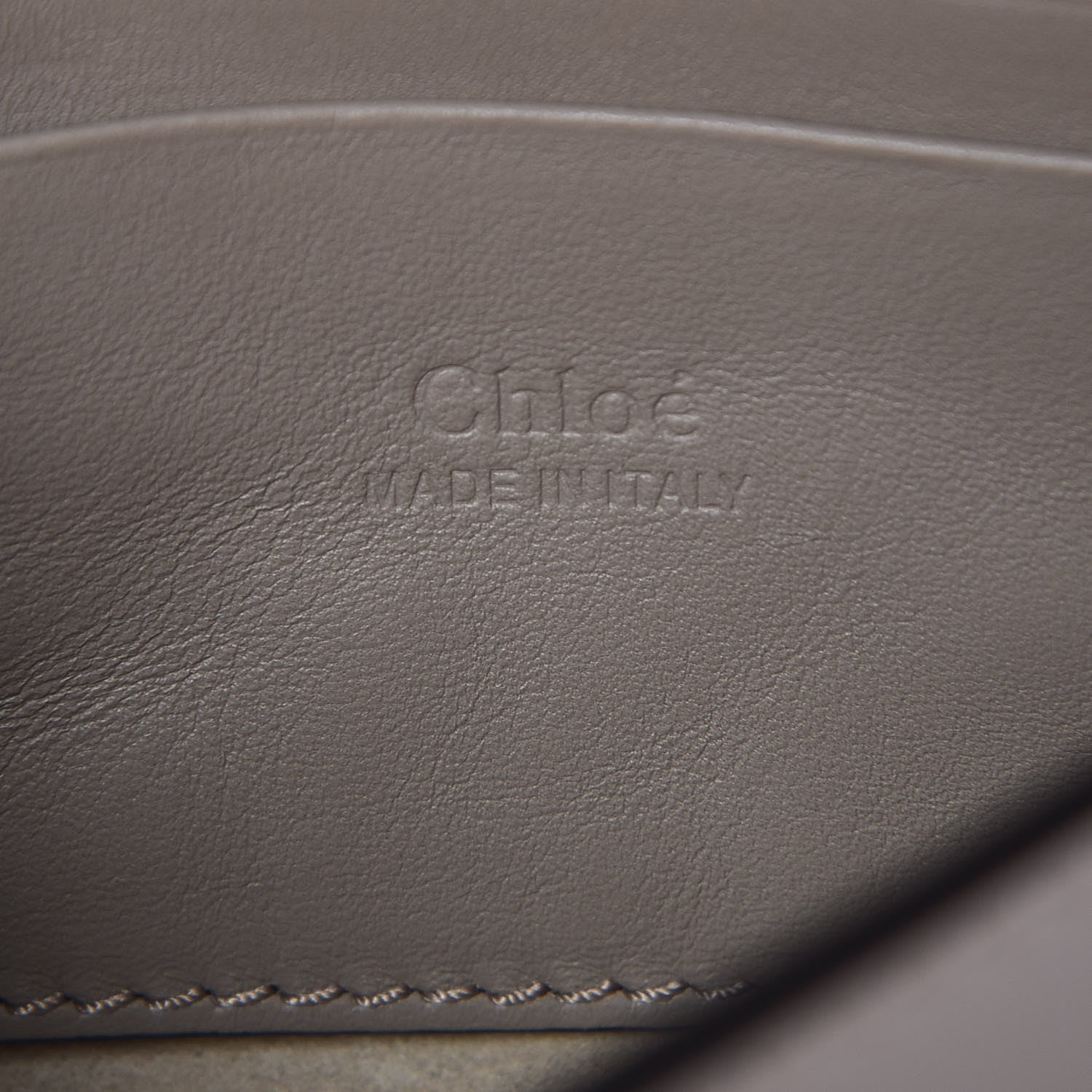 Chloe Suede Calfskin Mini Faye Shoulder Bag Motty Grey 6 of 7