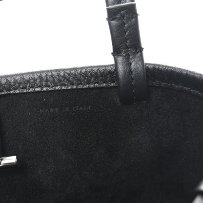 The Row Grained Calfskin Small Park Tote Black 7 of 10