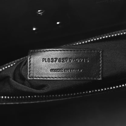 Saint Laurent Croc Calfskin Embossed Small Sac de Jour Black 7 of 7