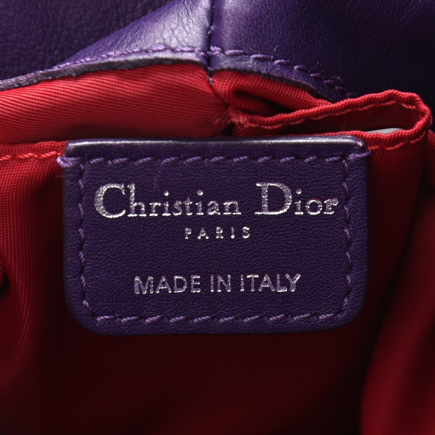 Christian Dior Nylon Monogram Lovely Hobo Purple 6 of 10