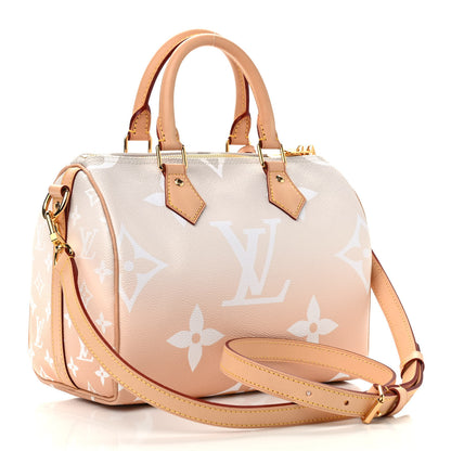 Louis Vuitton Monogram Giant By The Pool Speedy Bandouliere 25 Brume 3 of 9