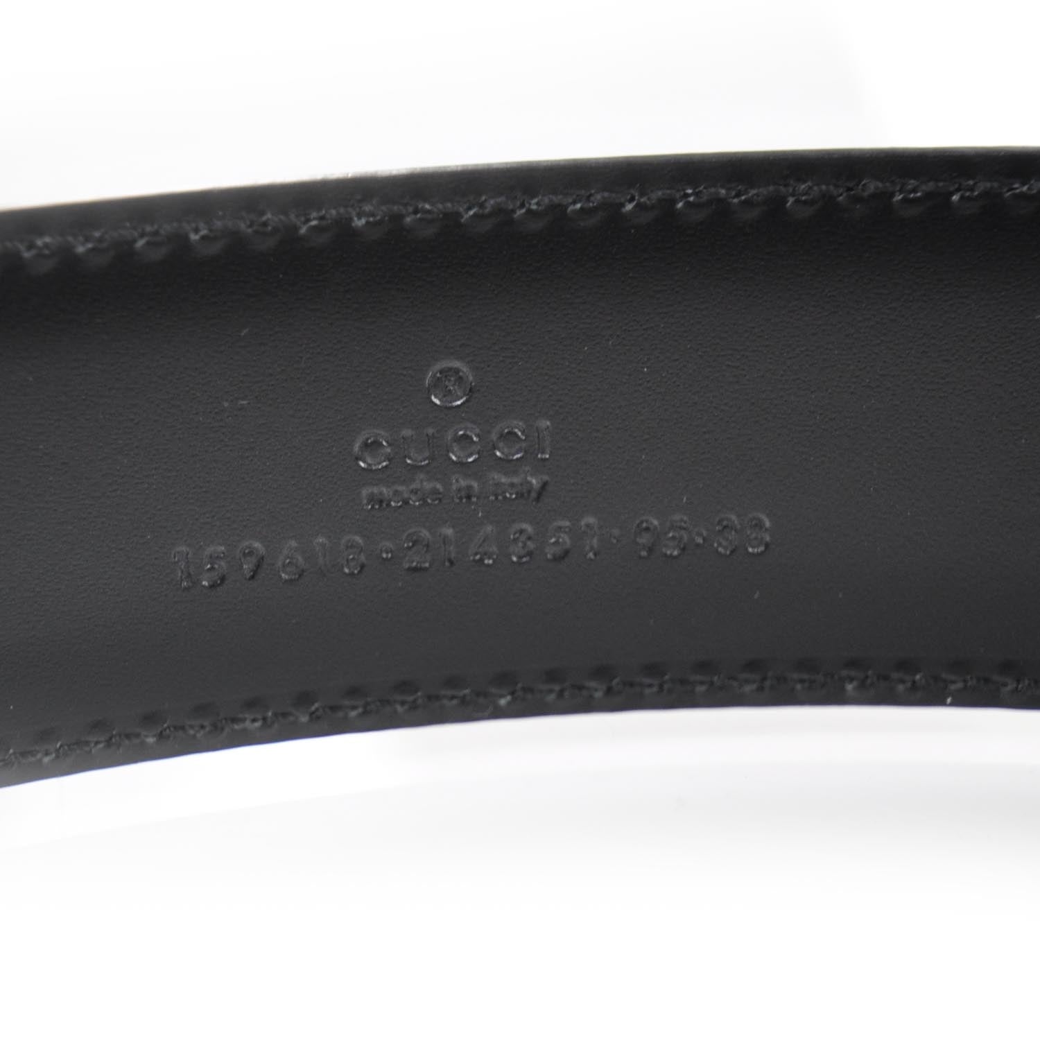 Gucci Leather Horsebit Belt 95 38 Black 3 of 4