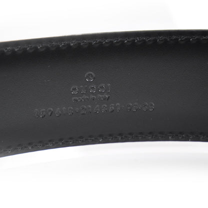 Gucci Leather Horsebit Belt 95 38 Black 3 of 4