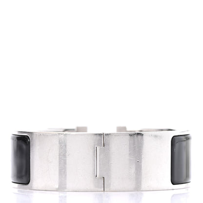 Hermes Enamel Wide Clic Clac H Bracelet PM Black 3 of 5
