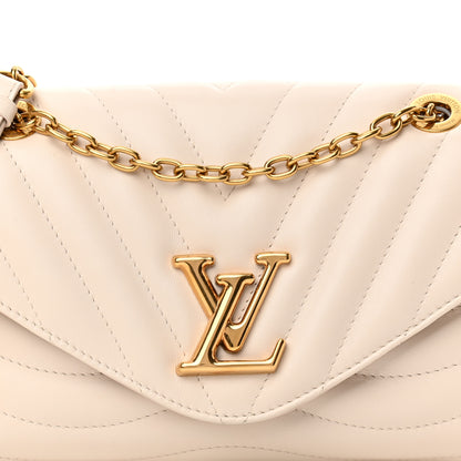 Louis Vuitton Calfskin LV New Wave Chain Bag Ivory 7 of 13