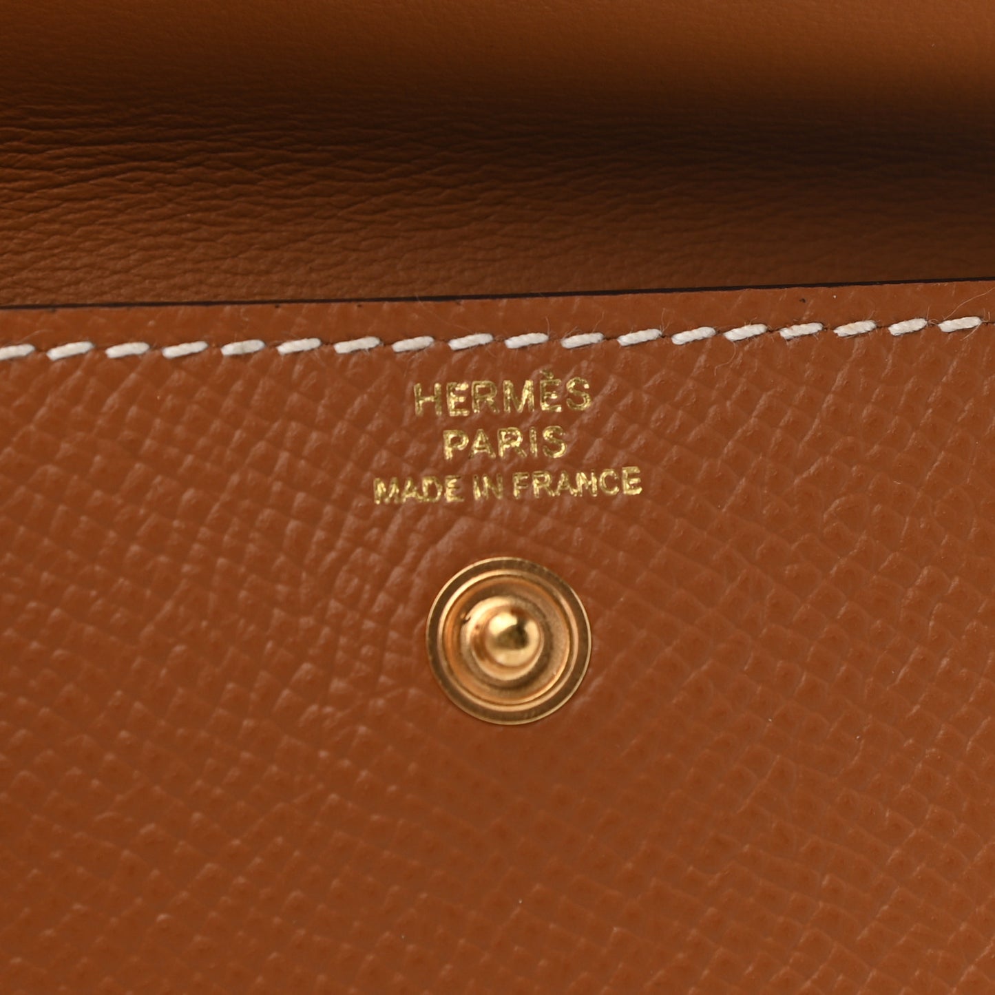 Epsom Kelly Pocket Belt Gold