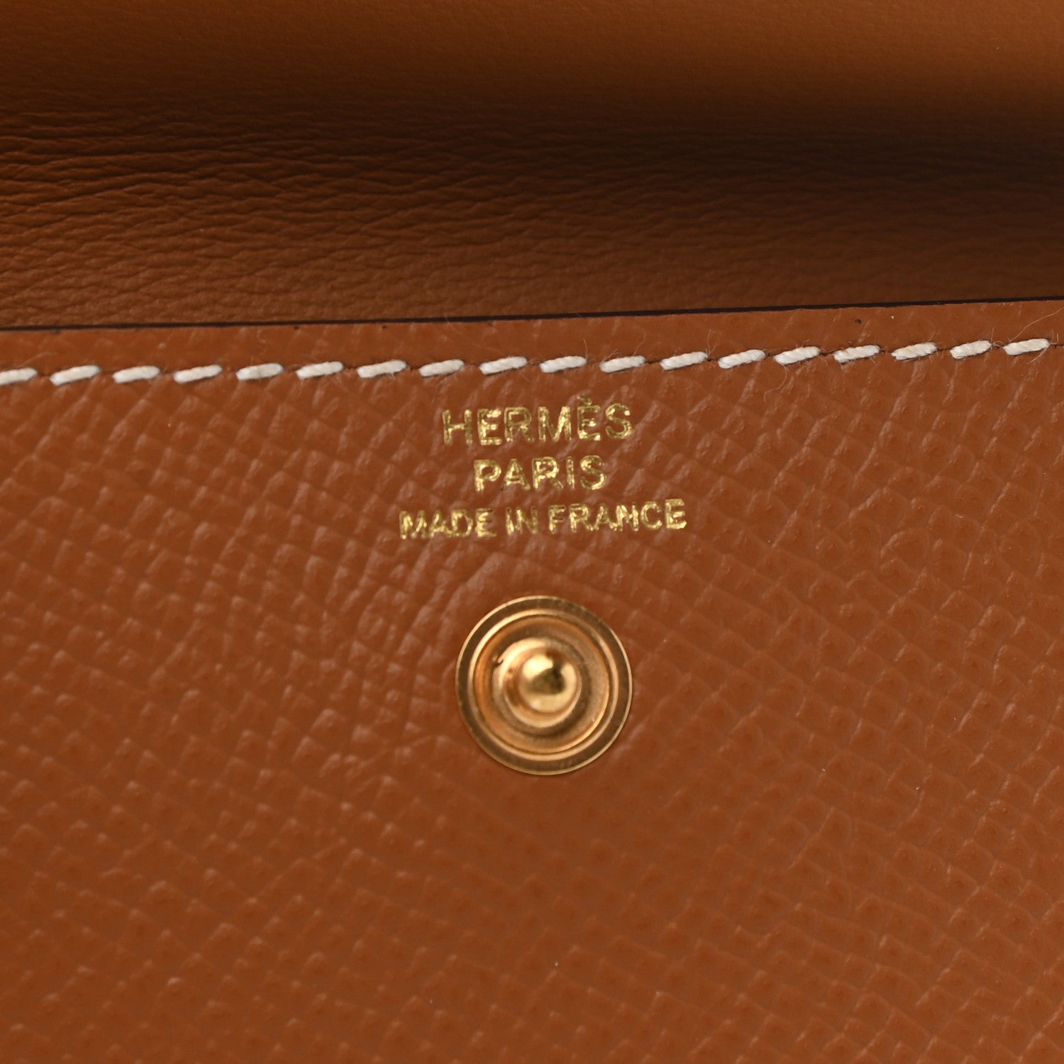 Hermes Epsom Kelly Pocket Belt Gold 5 of 5