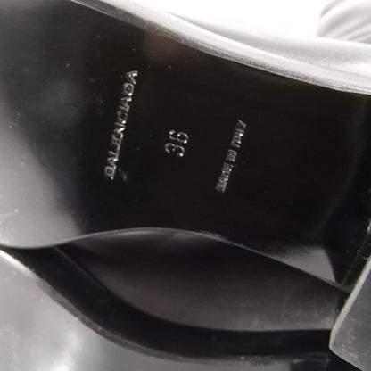 Balenciaga Leather Tall Extended Calf Boots 36 Black 4 of 5