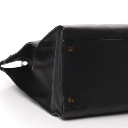 Saint Laurent Calfskin Large Manhattan Shopper Tote Black 5 of 9