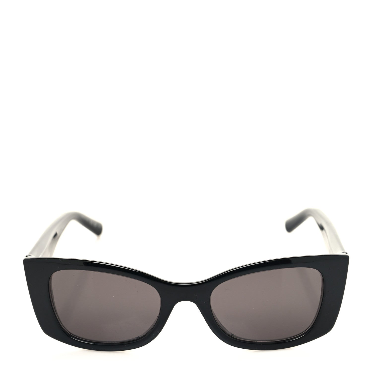 Saint Laurent Acetate Ultra Cat Eye Sunglasses SL 593 Black 2 of 8