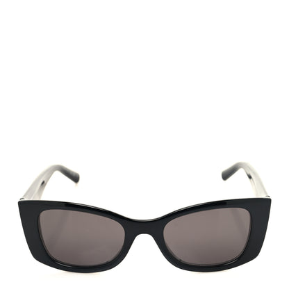 Saint Laurent Acetate Ultra Cat Eye Sunglasses SL 593 Black 2 of 8